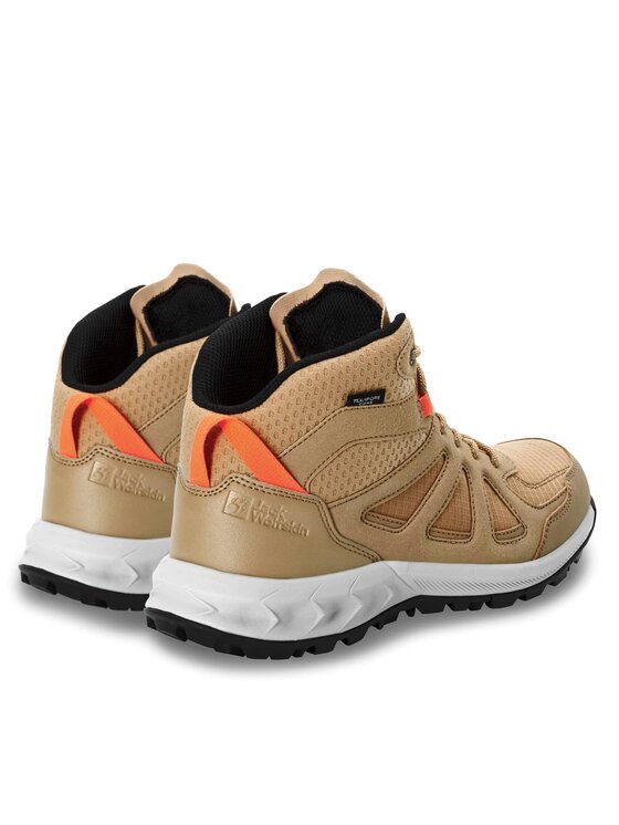Jack Wolfskin Jack Wolfskin Matkajalatsid Woodland 2 Texapore Mid W 4051331 Beež