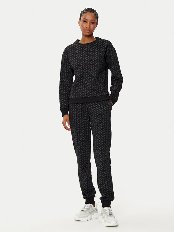 Armani Exchange Armani Exchange Teplákové kalhoty 8NYPLG YJE5Z 1200 Černá Regular Fit