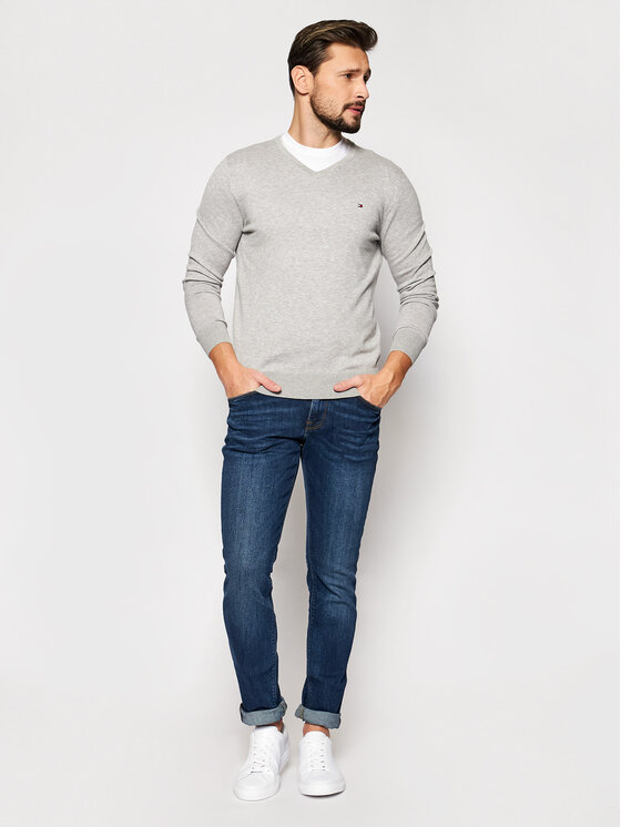 Maglione MW0MW04979 Grigio Regular Fit