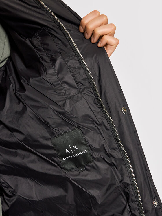 Armani Exchange Armani Exchange Vatovaná bunda 8NZL20 ZNW3Z 1200 Čierna Regular Fit