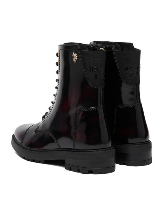 U.S. Polo Assn. U.S. Polo Assn. Gležnjarji EO-MARZIA001W/GL1 Bordo rdeča
