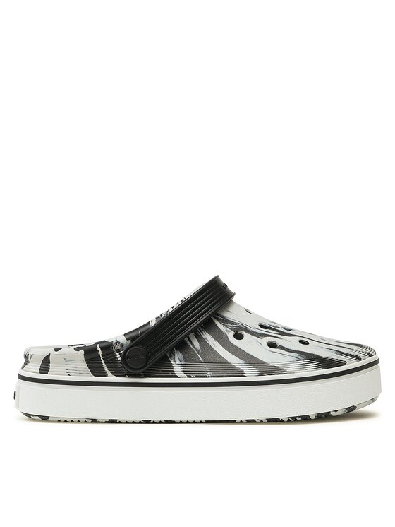 Crocs Crocs Ciabatte Crocs Crocband Clean Marbled Clog 208601 Nero