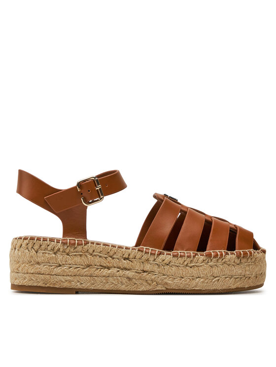 Tommy Hilfiger Tommy Hilfiger Espadrile FW0FW07743 Smeđa