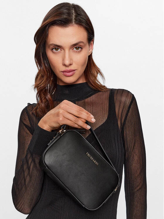 Trussardi Trussardi Torbica Lisbona Camera Bag 75B01533 Crna