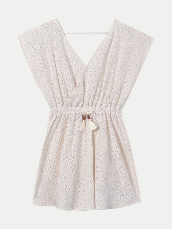 Mayoral Mayoral Sommerkleid 6958 Écru Relaxed Fit