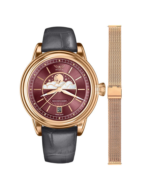 Aviator Aviator Orologio V.1.33.2.265.4GM-SET Oro rosa