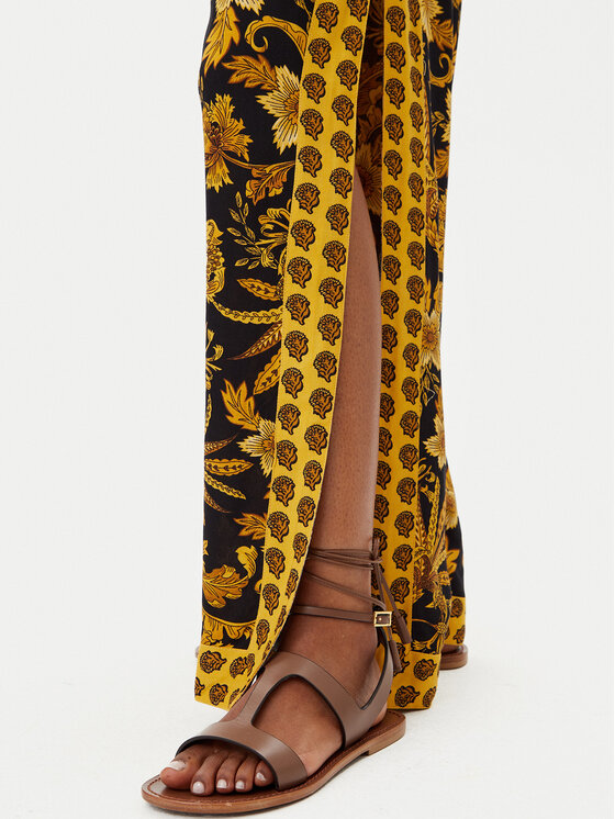 Selmark Selmark Palazzo hlače BM275 Crna Relaxed Fit