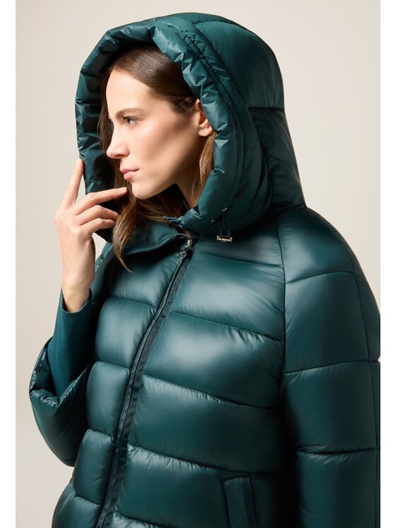 Oltre Oltre Giubbotto piumino F001J000213N015 Verde Baggy Fit