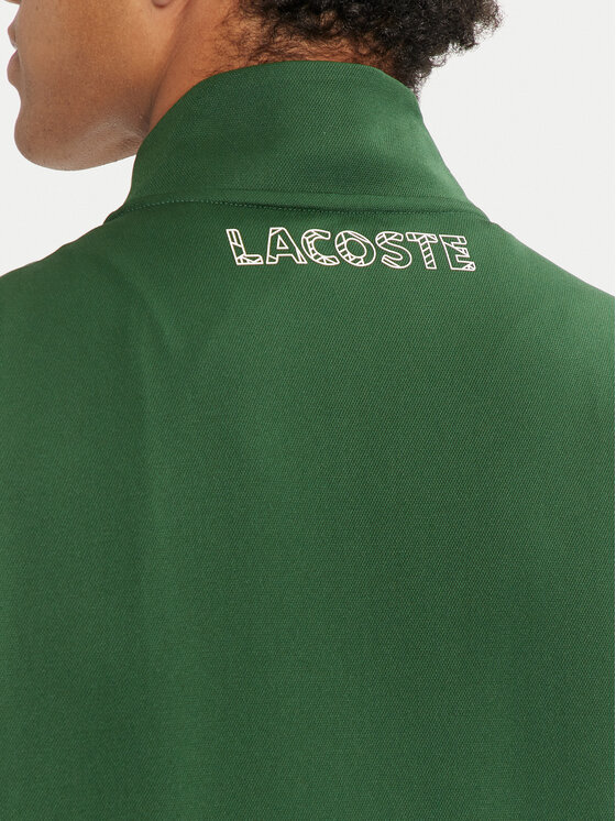 Lacoste Lacoste Majica dugih rukava SH2646 Zelena Regular Fit