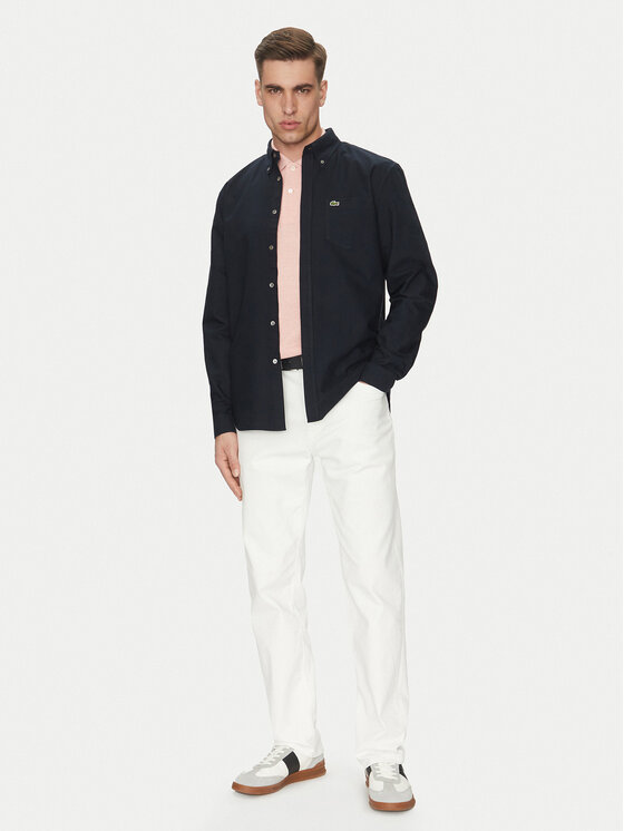 Lacoste Lacoste Hemd CH1911 Schwarz Regular Fit