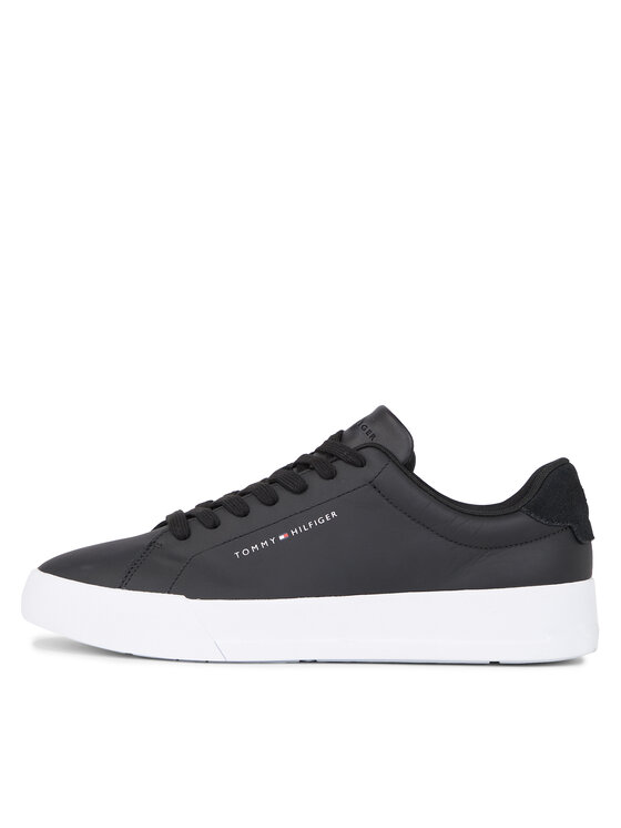 Tommy Hilfiger Tommy Hilfiger Αθλητικά Th Court Leather FM0FM04971 Μαύρο
