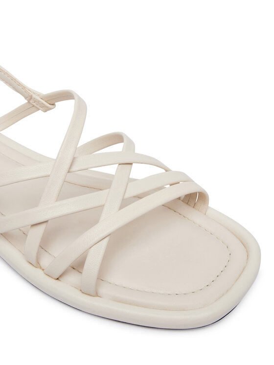 Tommy Hilfiger Tommy Hilfiger Sandali Flat Strappy FW0FW09220 Kremna