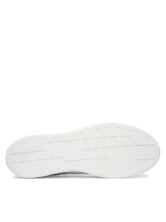 Calvin Klein Calvin Klein Sneakersy Beasket Cup Oxf Lup Hf Aop Lth HM0HM02132 Biela