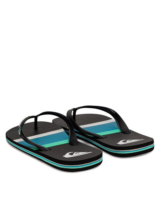 Quiksilver Quiksilver Japonki MOLOKAI STRIPE AQYL101361 KVJ3 Czarny