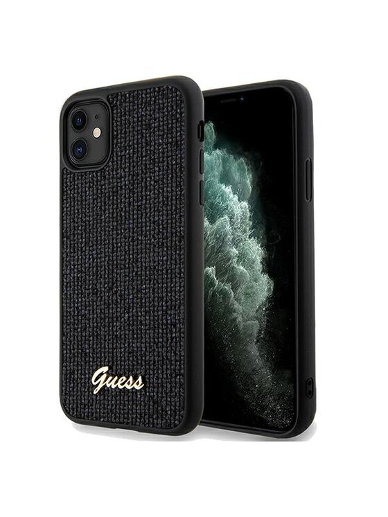 Guess Guess Etui na telefon iPhone 11 / Xr Czarny