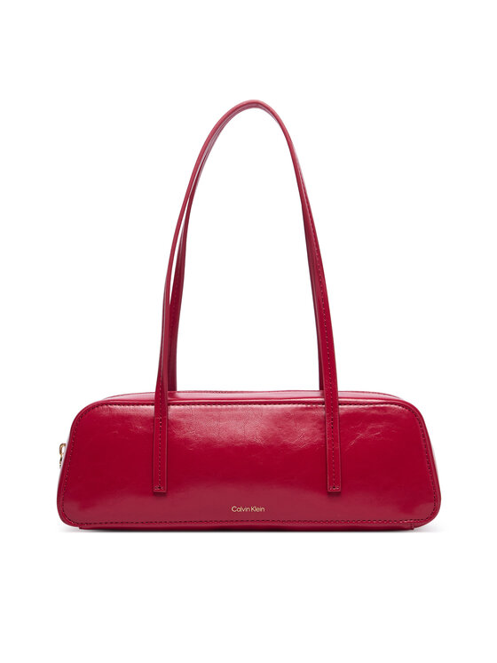 Calvin Klein Calvin Klein Τσάντα Foil Logo Glossy Bauletto LV04F3638G Κόκκινο