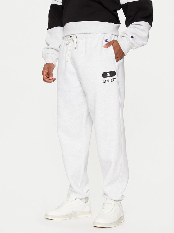 Champion Teplákové nohavice 220434 Sivá Loose Fit
