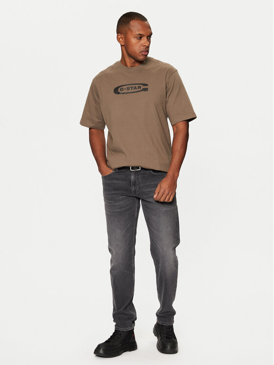 G-Star Raw G-Star Raw Majica D26350 Rjava Boxy Fit
