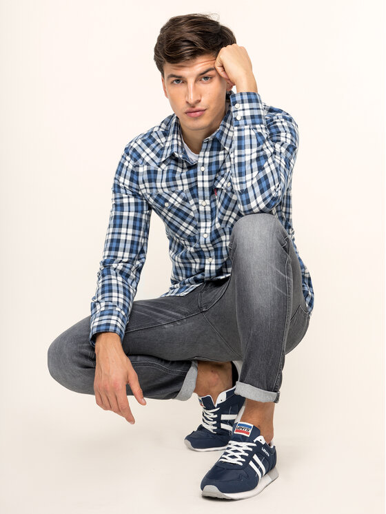 Levi's® Levi's® Hemd Barstow Denim 65816-0331 Dunkelblau Slim Fit