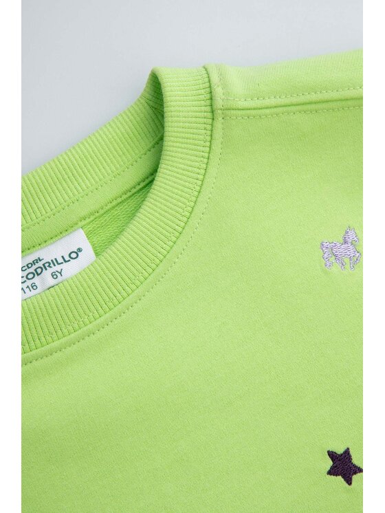 Coccodrillo Coccodrillo Bluza ZC6132102HGK-011 Zielony Regular Fit