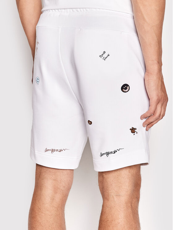 Boss Sportshorts Hoverart 50471916 Weiß Regular Fit | Modivo.de