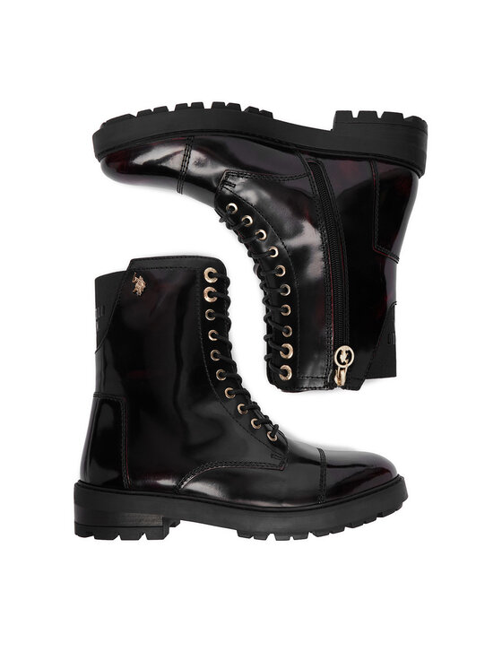 U.S. Polo Assn. U.S. Polo Assn. Šnurovacia obuv EO-MARZIA001W/GL1 Bordová