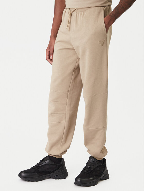 Guess Pantaloni trening Z6RB03 K9YI1 Bej Regular Fit
