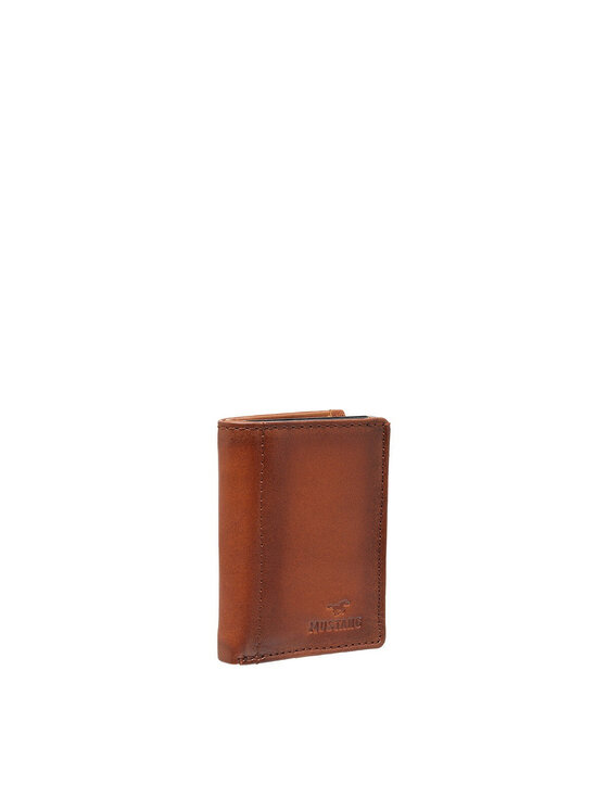 Mustang Mustang Portafoglio MUSTANG Temi RFID Aluminium Case Marrone