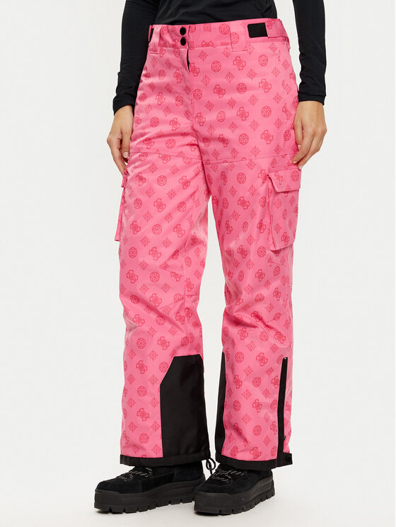 Guess Guess Skijaške hlače W4PB60 WH0K0 Ružičasta Regular Fit