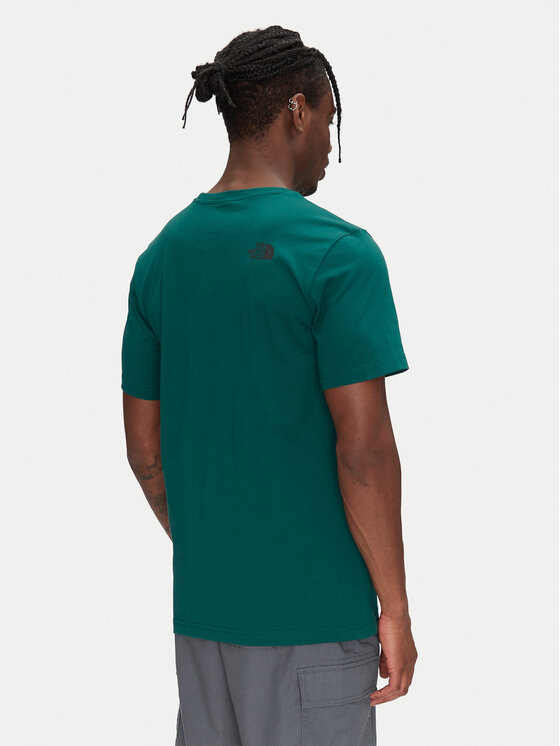 The North Face The North Face T-shirt SS Fine NF0A8A6M Verde Regular Fit
