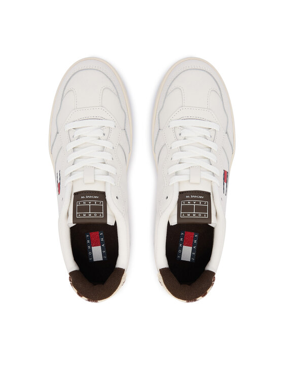 Tommy Jeans Tommy Jeans Sportcipők Archive '98 Calf Hair Tab EN0EN03002 Ekru