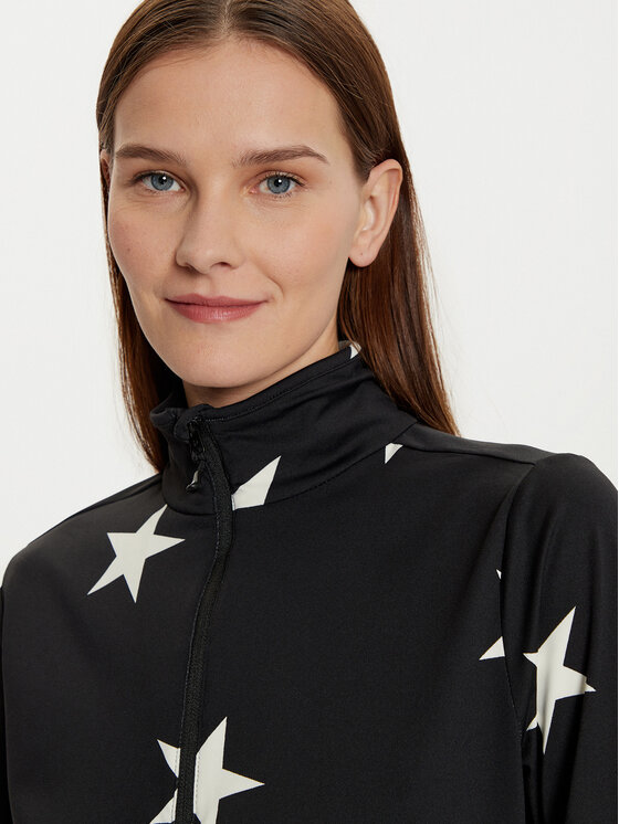 Protest Protest Суитшърт от техническо трико Noon 3610744 Черен Slim Fit
