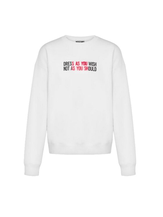 MOSCHINO MOSCHINO Choker 9667984130383 Biały Regular Fit