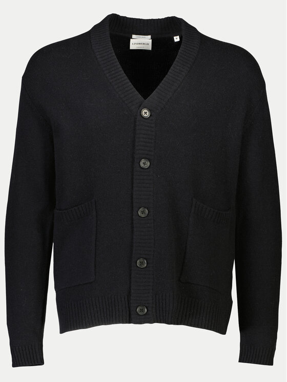 Lindbergh Lindbergh Pletena jopica 30-800223 Črna Comfort Fit