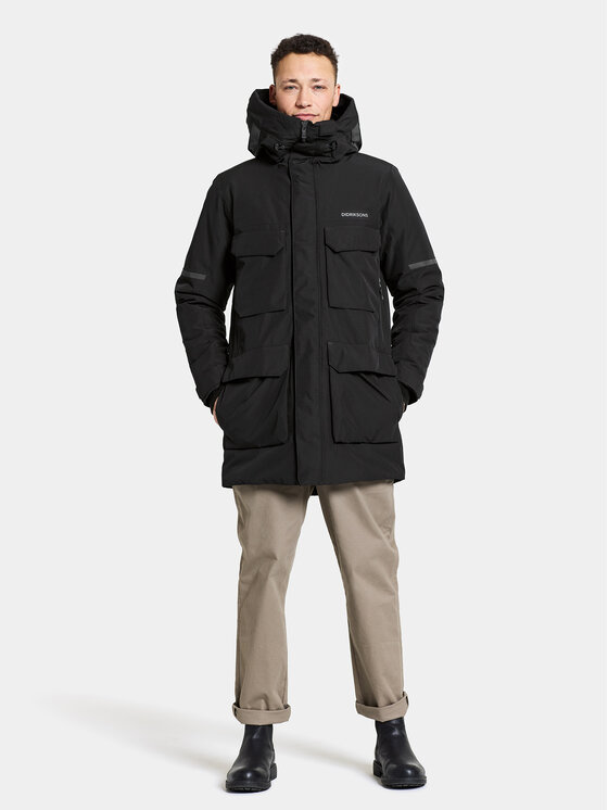 Didriksons Ziemas jaka Drew Usx Parka 7 504853 Melns Standard Fit