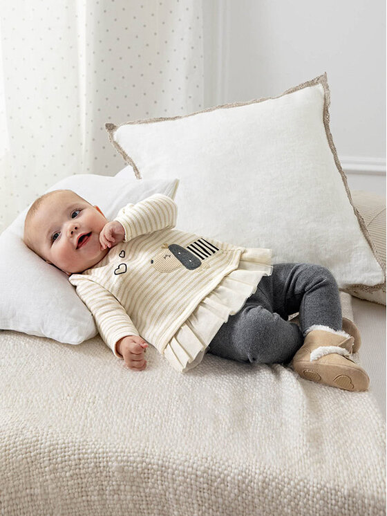 Completo felpa e leggings 2708 Beige Regular Fit