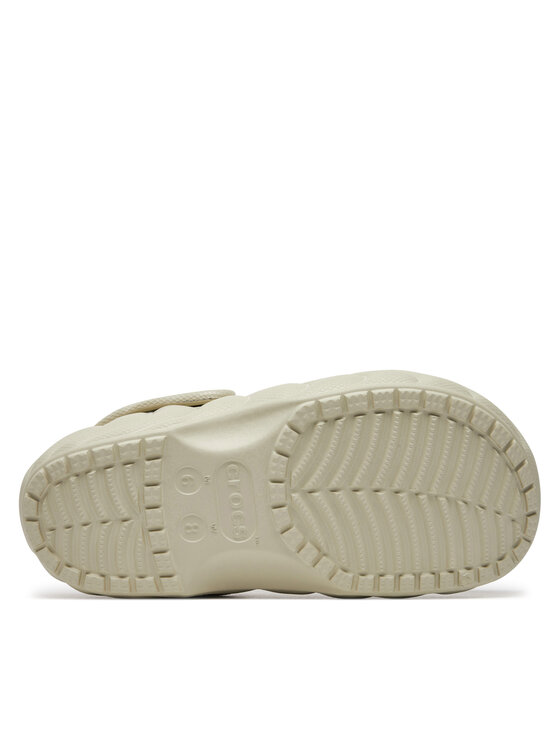 Crocs Crocs Шльопанці Classic Lined Overpuff Clog 210059 Бежевий