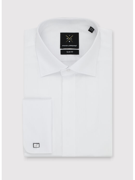 Pako Lorente Pako Lorente Koszula P000B-1X-408 Biały Slim Fit