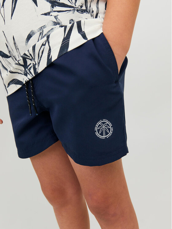 Jack&Jones Junior Jack&Jones Junior Peldšorti 12228535 Tumši zils Regular Fit