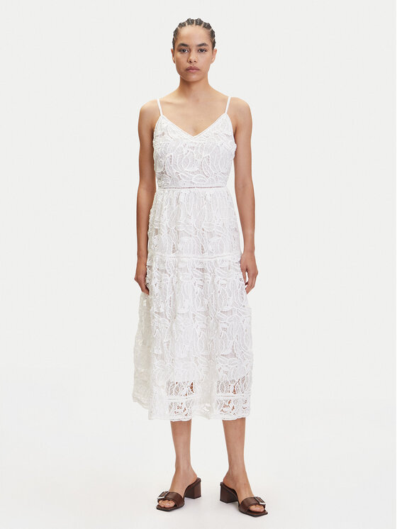 YAS YAS Poletna obleka Lifa 26037183 Bela Regular Fit