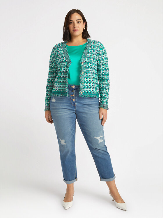 Fiorella Rubino Fiorella Rubino Jeans P553T004708N024 Turchese Regular Fit