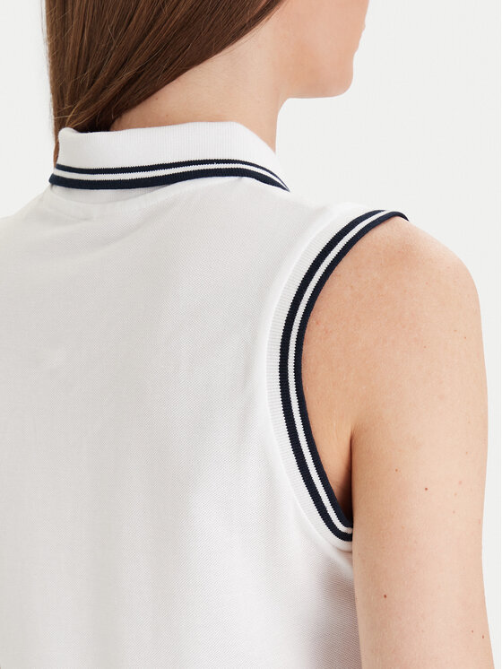 Guess Guess Vestito da giorno V5GK04 KCOK1 Bianco Bodycon Fit