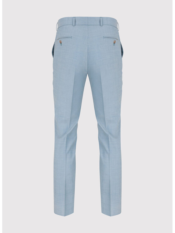 Pako Lorente Pako Lorente Spodnie garniturowe P23SP-6G-023 Niebieski Slim Fit