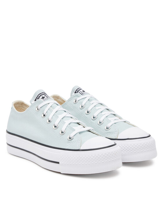 Converse Converse Trampki Chuck Taylor All Star Lift Platform A11876C Błękitny