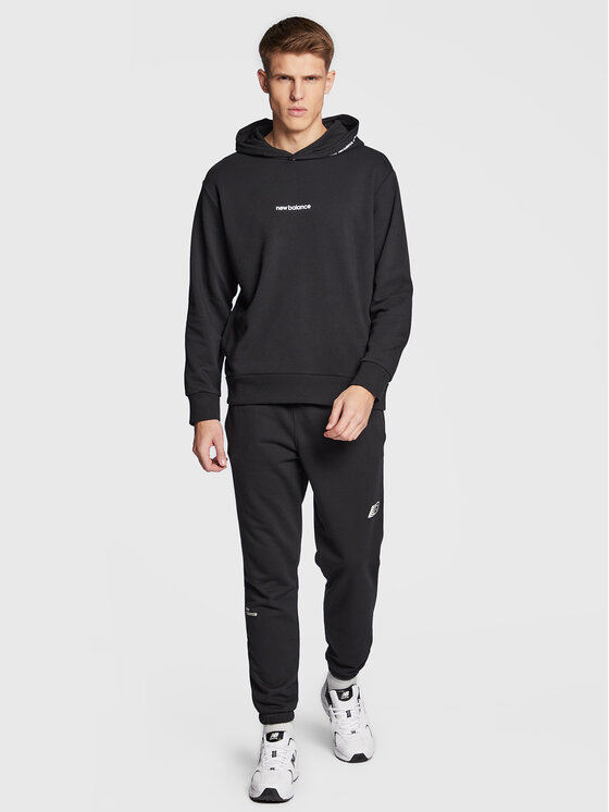 New Balance New Balance Μπλούζα MT23516 Μαύρο Relaxed Fit