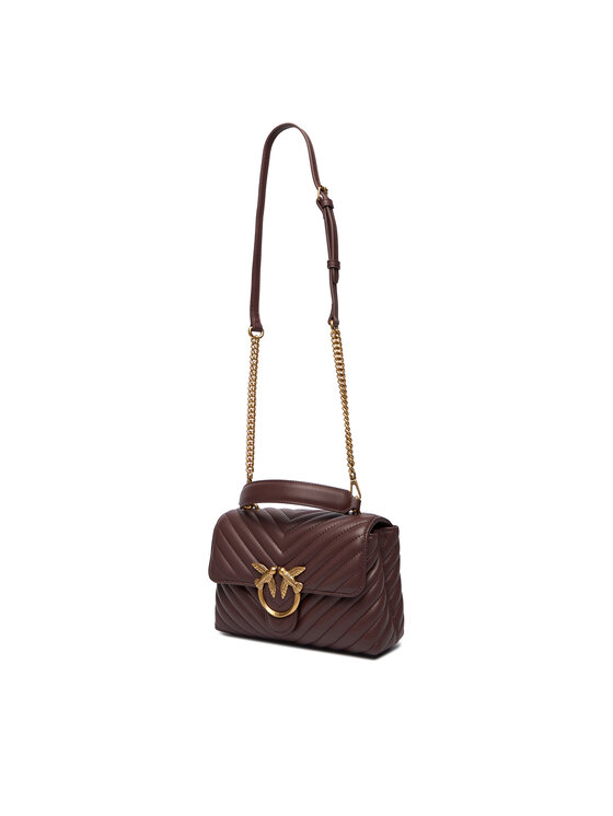 PINKO PINKO Torbica Love Lady Puff Mini Cl Al 25-26 PLTT 100044 A0GK Tamnocrvena