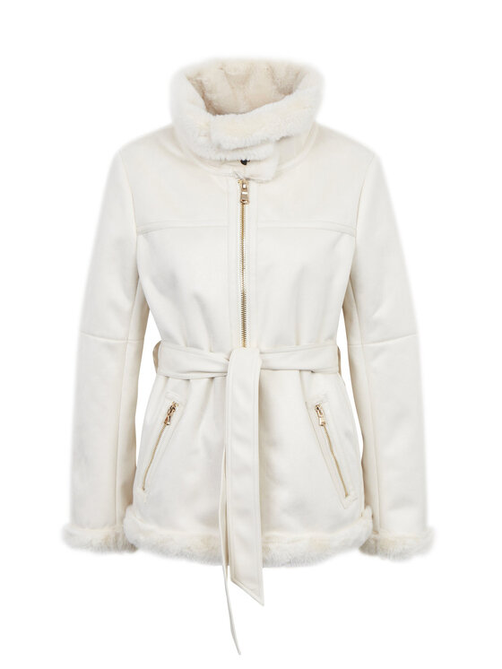 Orsay Orsay Kurtka damska 845021029000__36 Écru Regular Fit