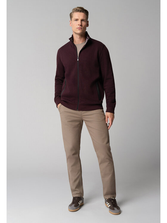 Volcano Volcano Bluza B-GLOR Fioletowy Regular Fit