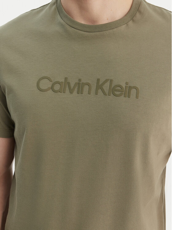 Calvin Klein Calvin Klein Marškinėliai LV04LF810G Žalia Regular Fit