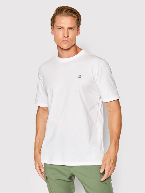 Marc O'Polo Marc O'Polo Tricou B21 2012 51054 Alb Regular Fit